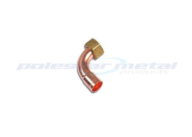 Custom 1/2" - 24" Copper Tube Fittings 45 Degree Copper Pipe Elbow For Refrigerator