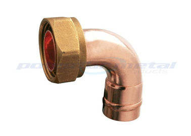 Custom 1/2" - 24" Copper Tube Fittings 45 Degree Copper Pipe Elbow For Refrigerator
